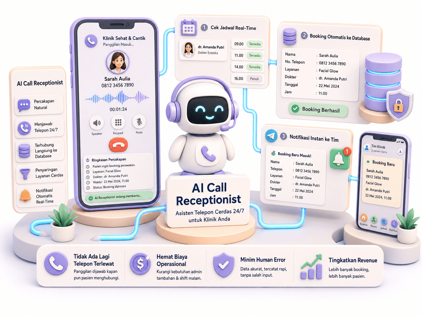 AI Voice Call Receptionist Enterprise