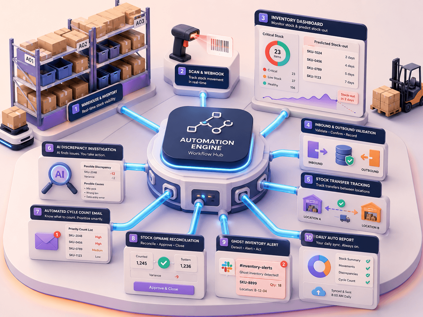 Enterprise Inventory Control & Warehouse Automation